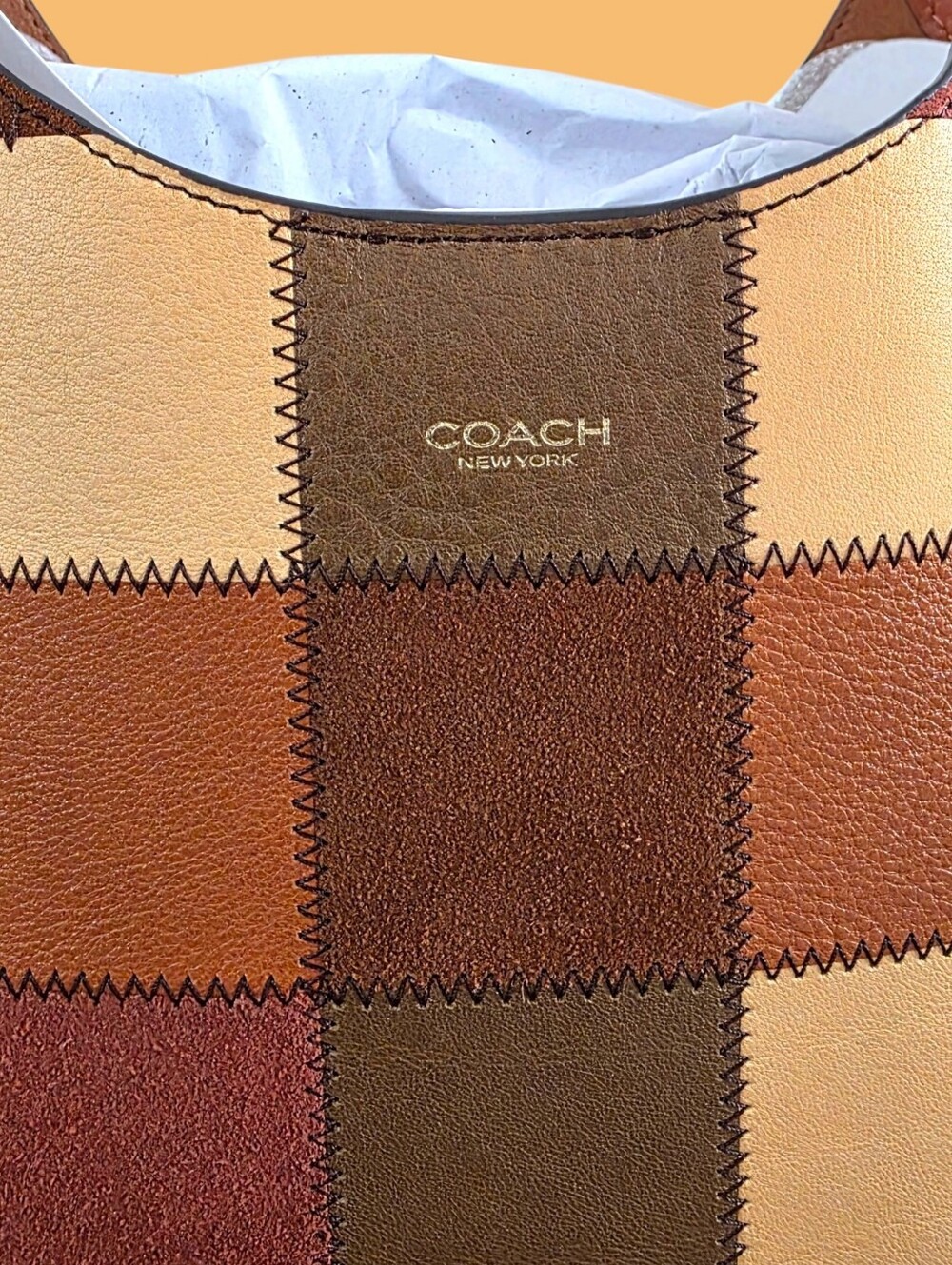 COACH Coachtopia Alter Ego Brooklyn 28 Shoulder Bag Patchwork NEW - Picture 2 of 16